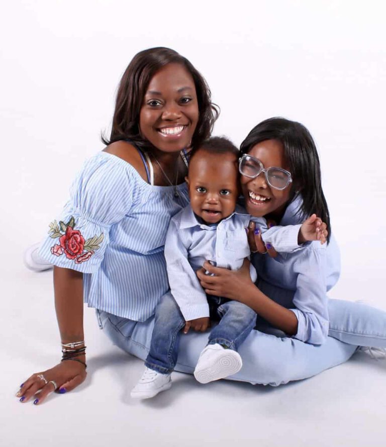 Mykela Collins and family photo